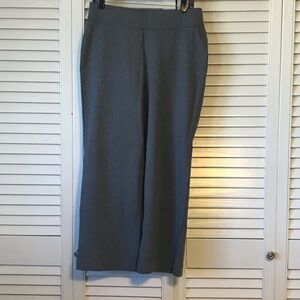 Lands' End Gray Wide Leg Pants